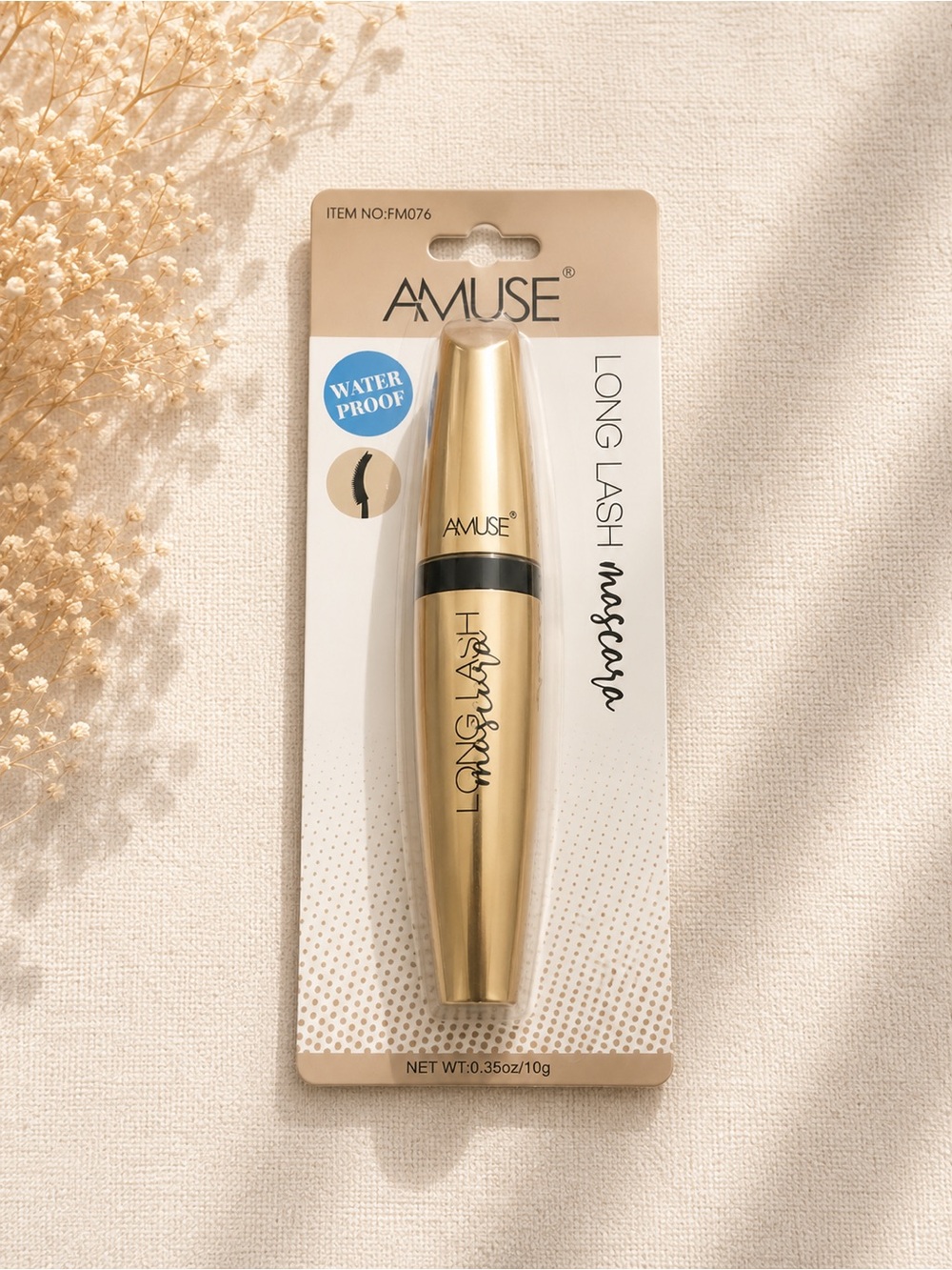 Amuse Long Lash Waterproof Mascara — Gold